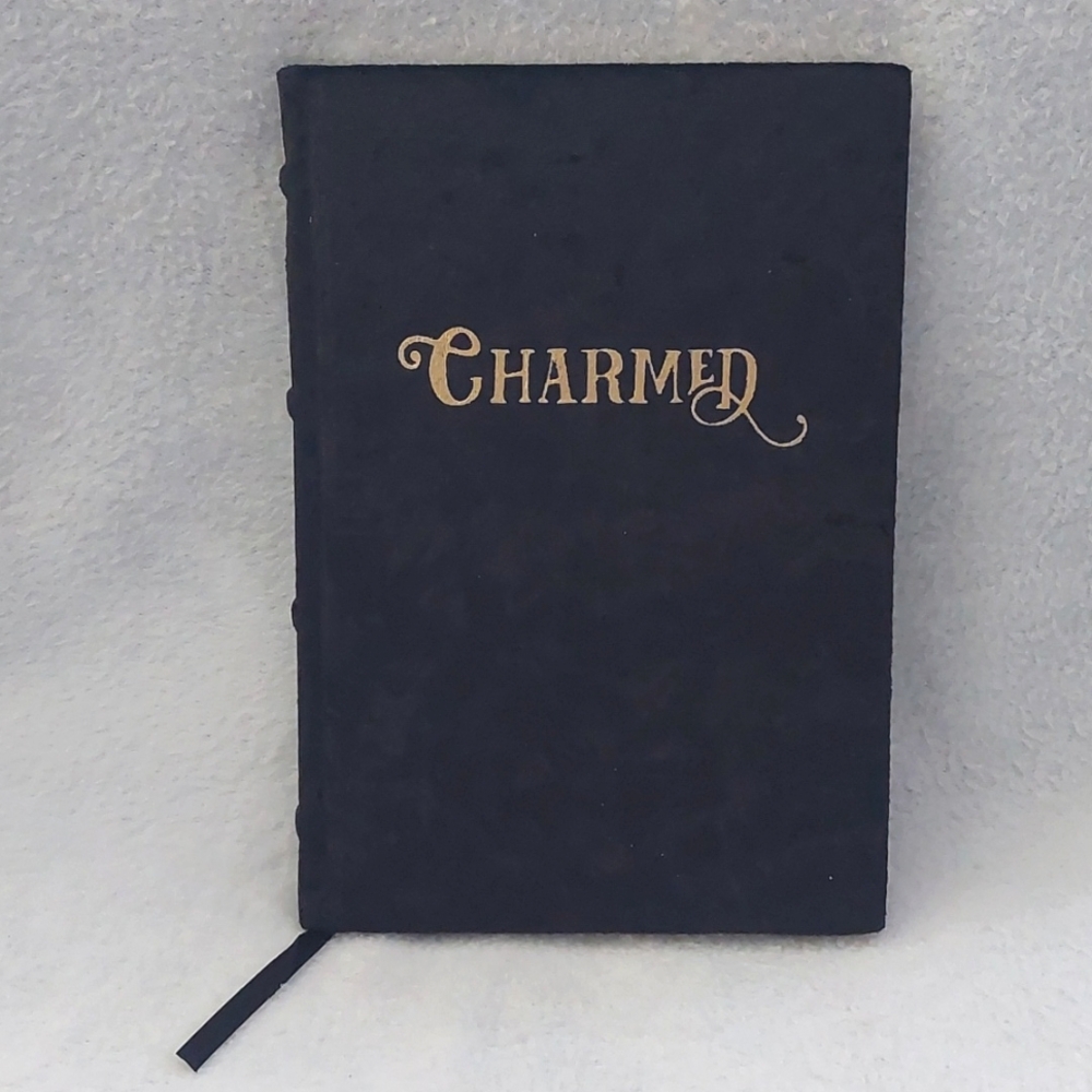 Journal: Charmed Lined Notebook, Velvet Cover & Ribbon Bookmark